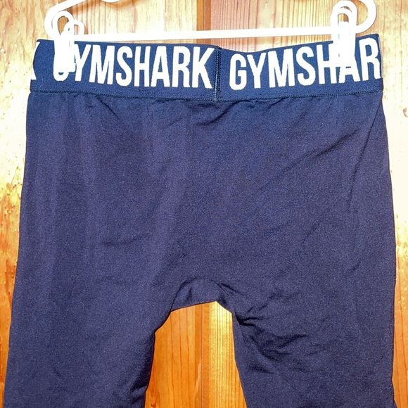 Gym Shark black and white leggings size XS stretchy active leggings workout pant - Picture 6 of 6
